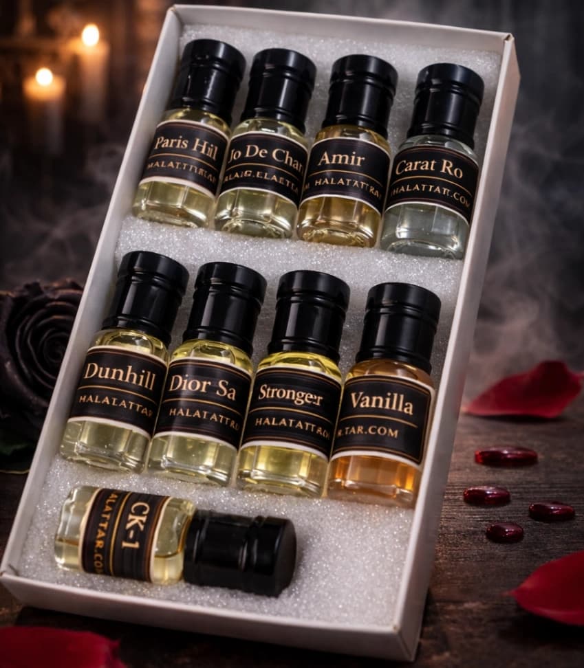 Luxury 9pcs Attar Combo Set